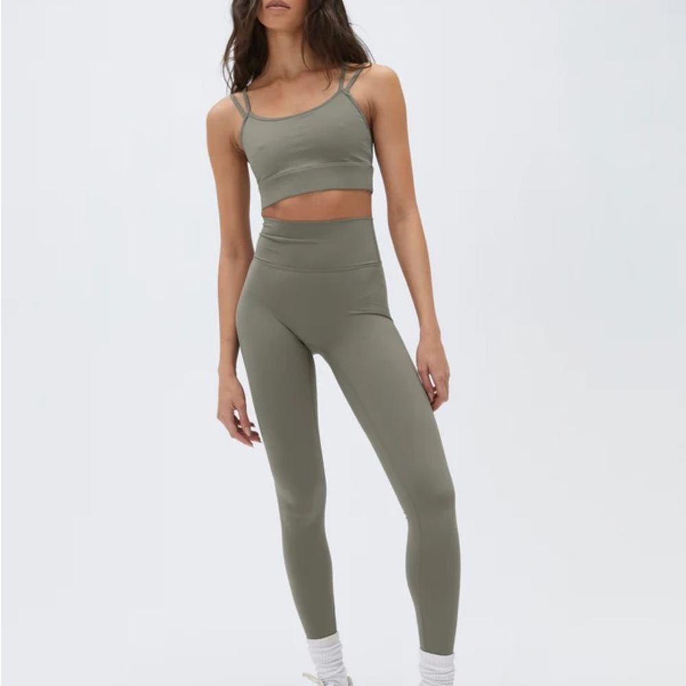 Adanola Olive Green Activewear Set